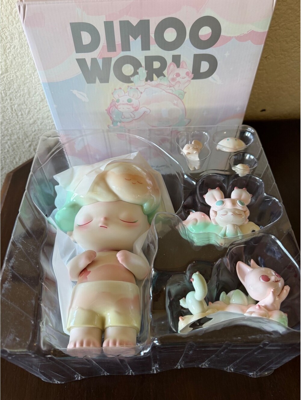 POP MART MEGA JUST DIMOO 400% Dreaming of You US Ship Pastel Magnetic Figure